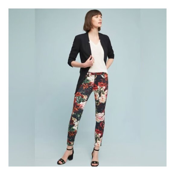 7 For All Mankind Denim - 💖 7 For All Mankind Floral Skinny Jeans